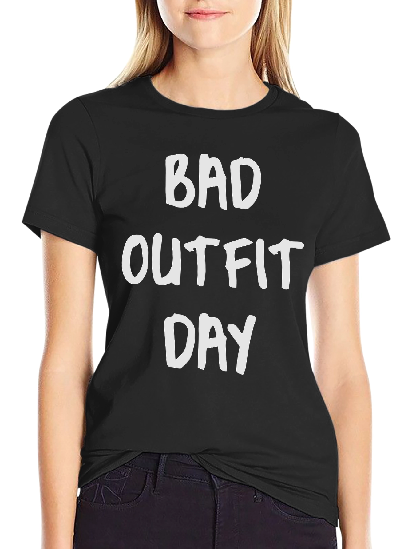 Bad Outfit Day Funny Graphic T-Shirt