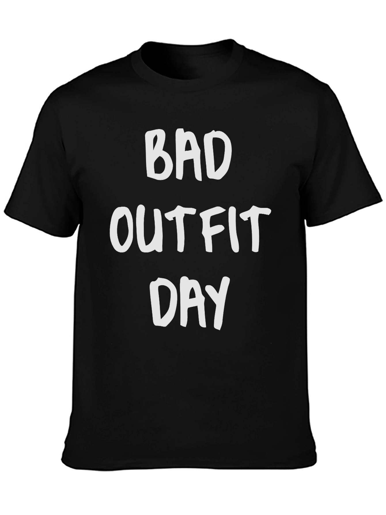 Bad Outfit Day Funny Graphic T-Shirt