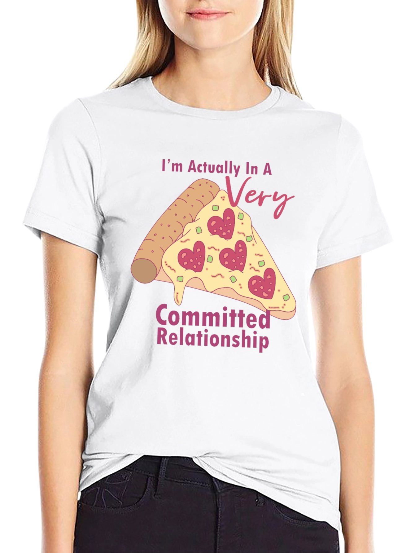 Pizza Lovers Relationship T-Shirt