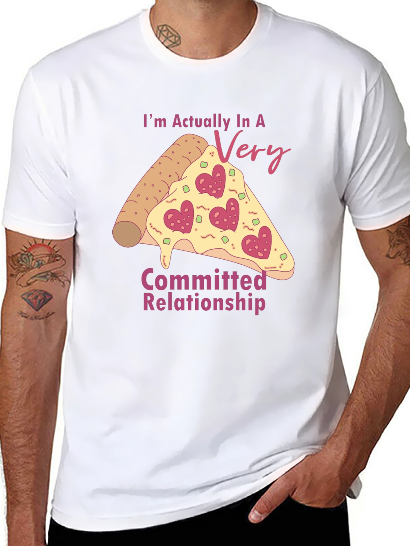 Pizza Lovers Relationship T-Shirt