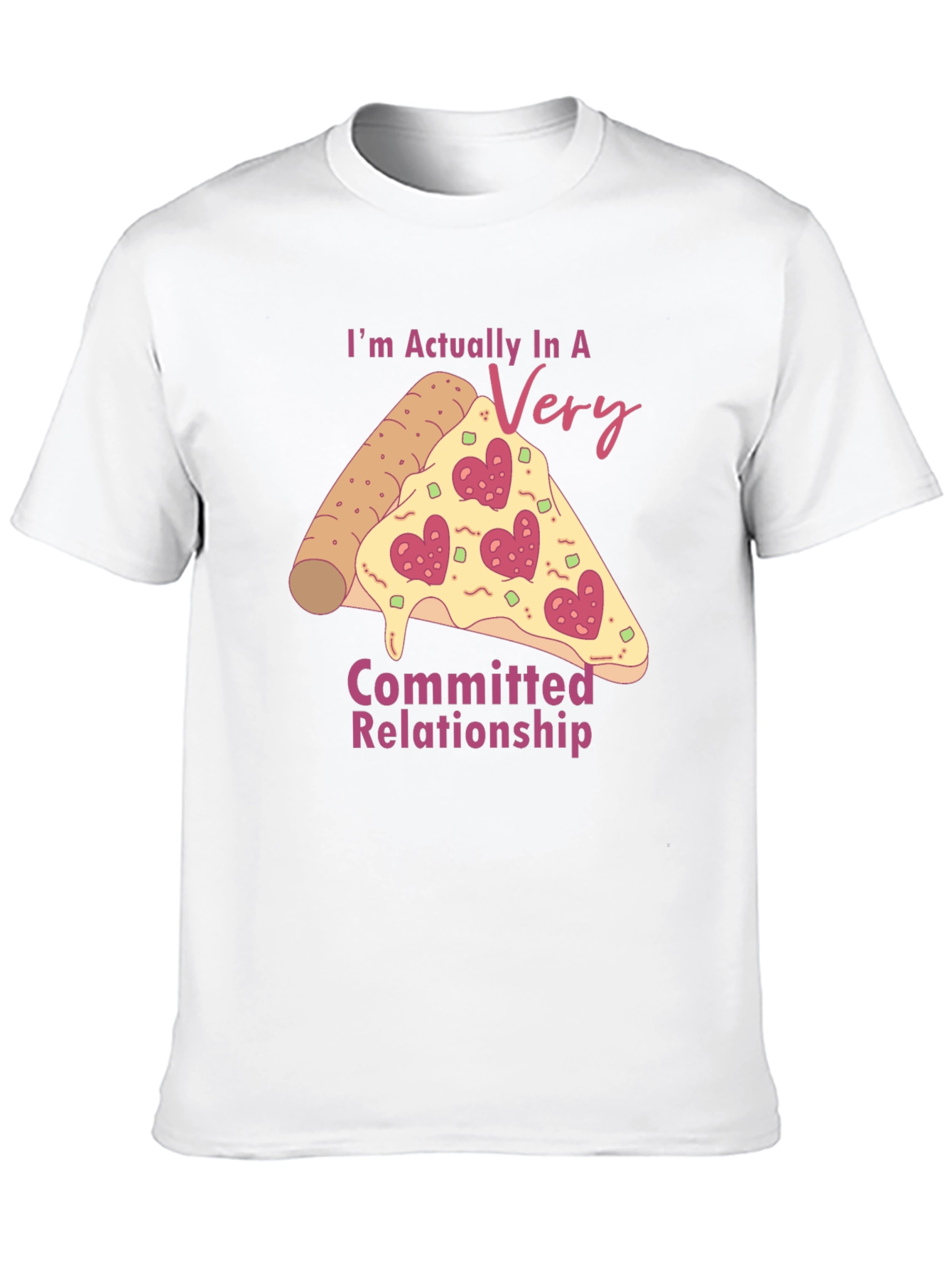 Pizza Lovers Relationship T-Shirt
