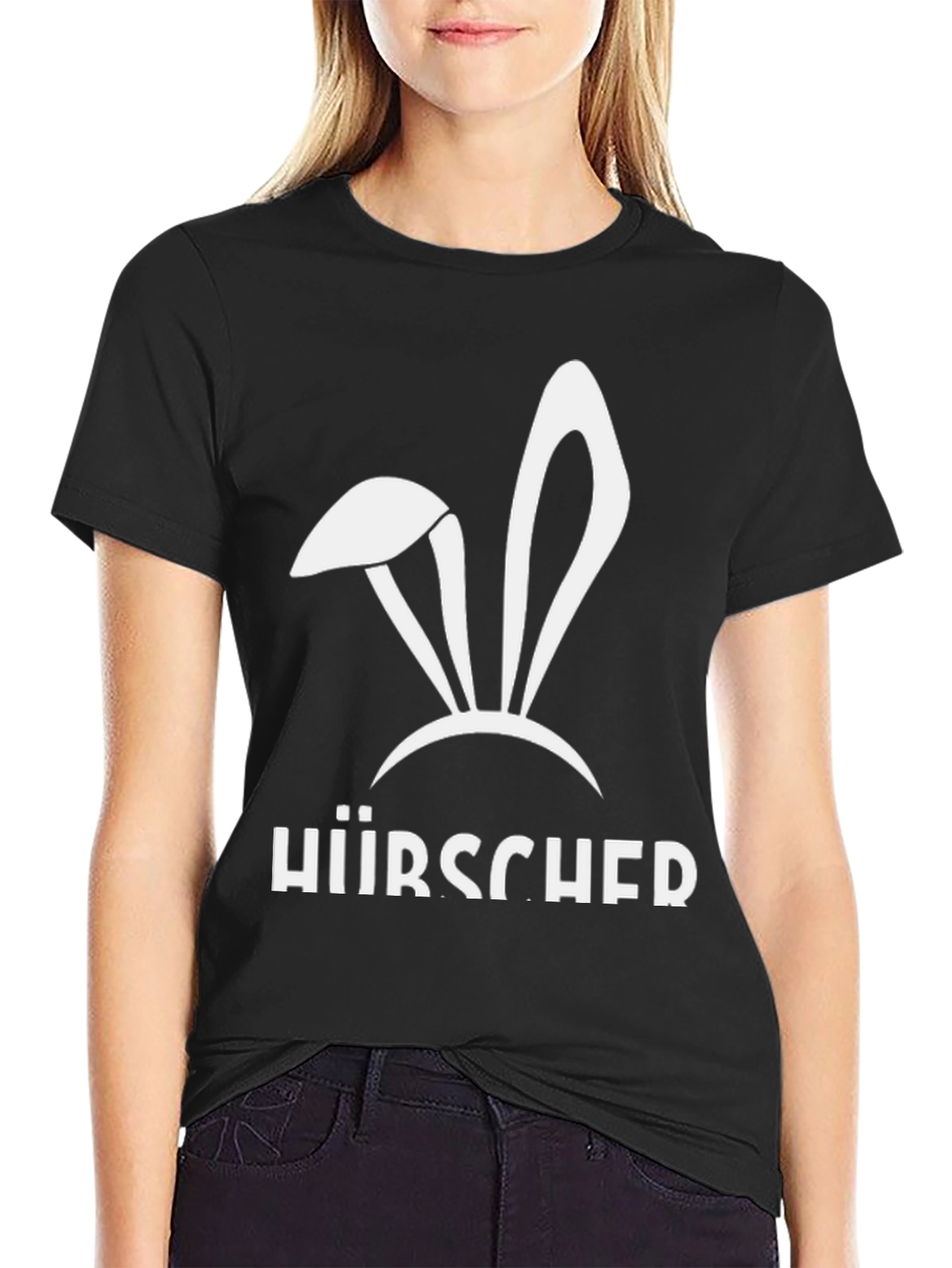 Hirsche Funny Bunny Ears T-Shirt
