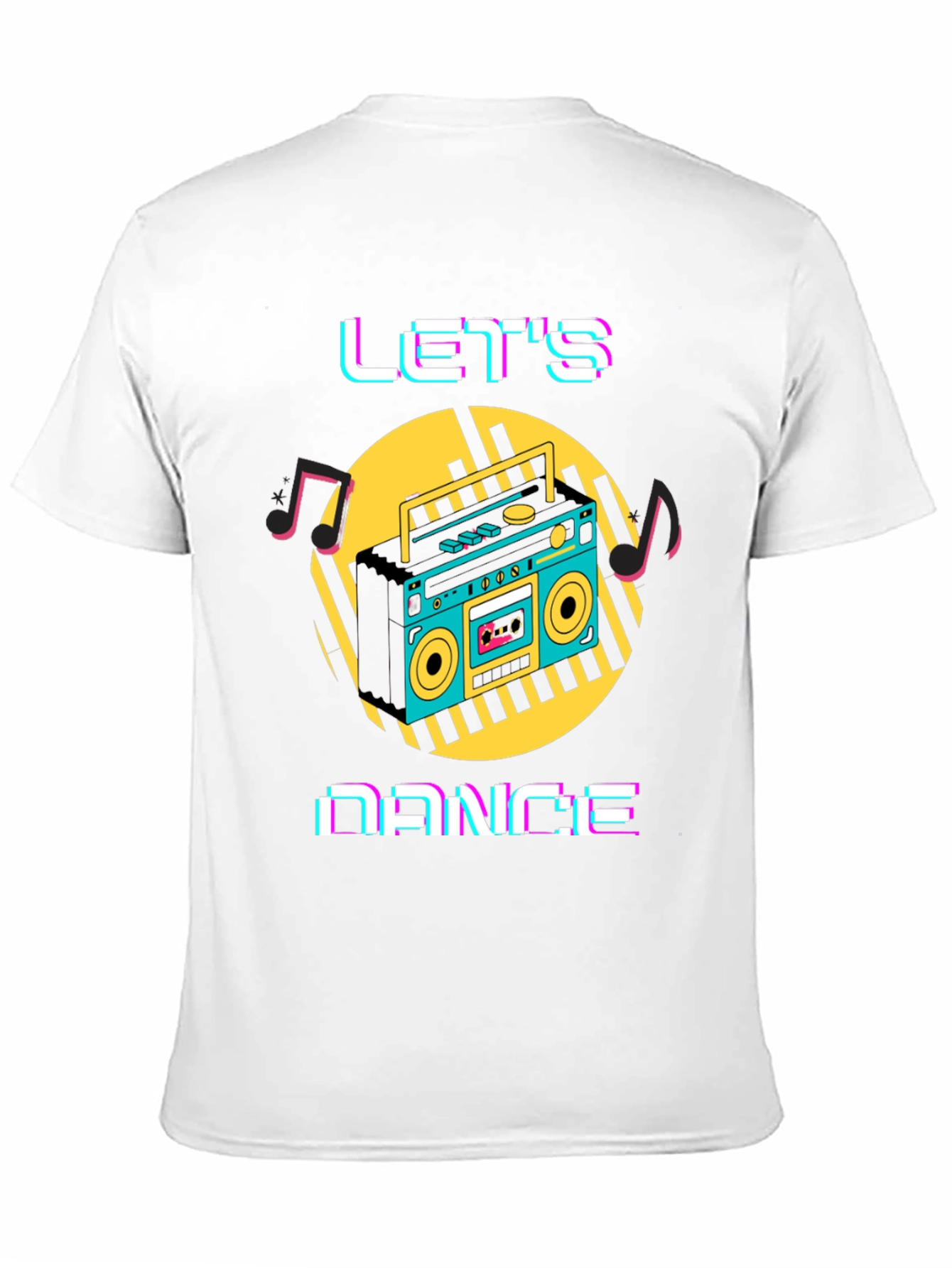 Lets Dance Retro Boombox T-Shirt