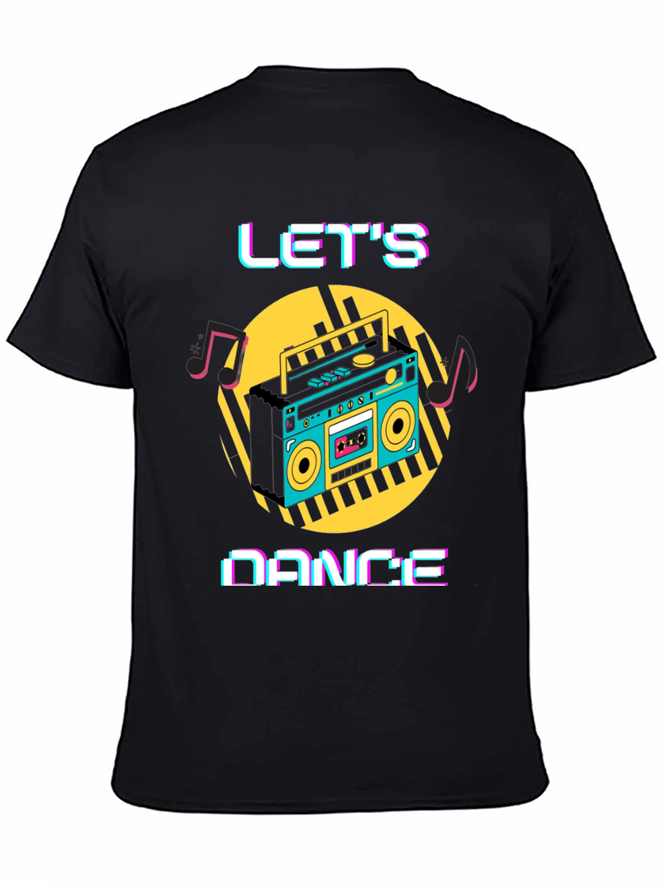 Lets Dance Retro Boombox T-Shirt