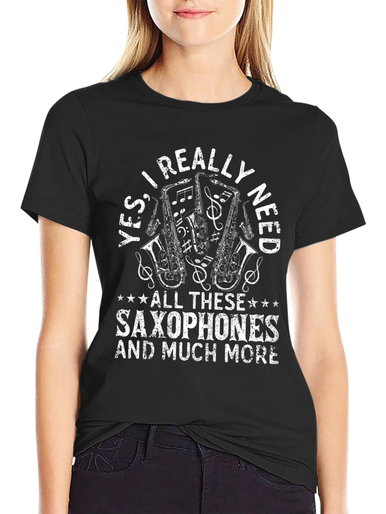 Saxophone T-Shirt - Musician Gift Tee