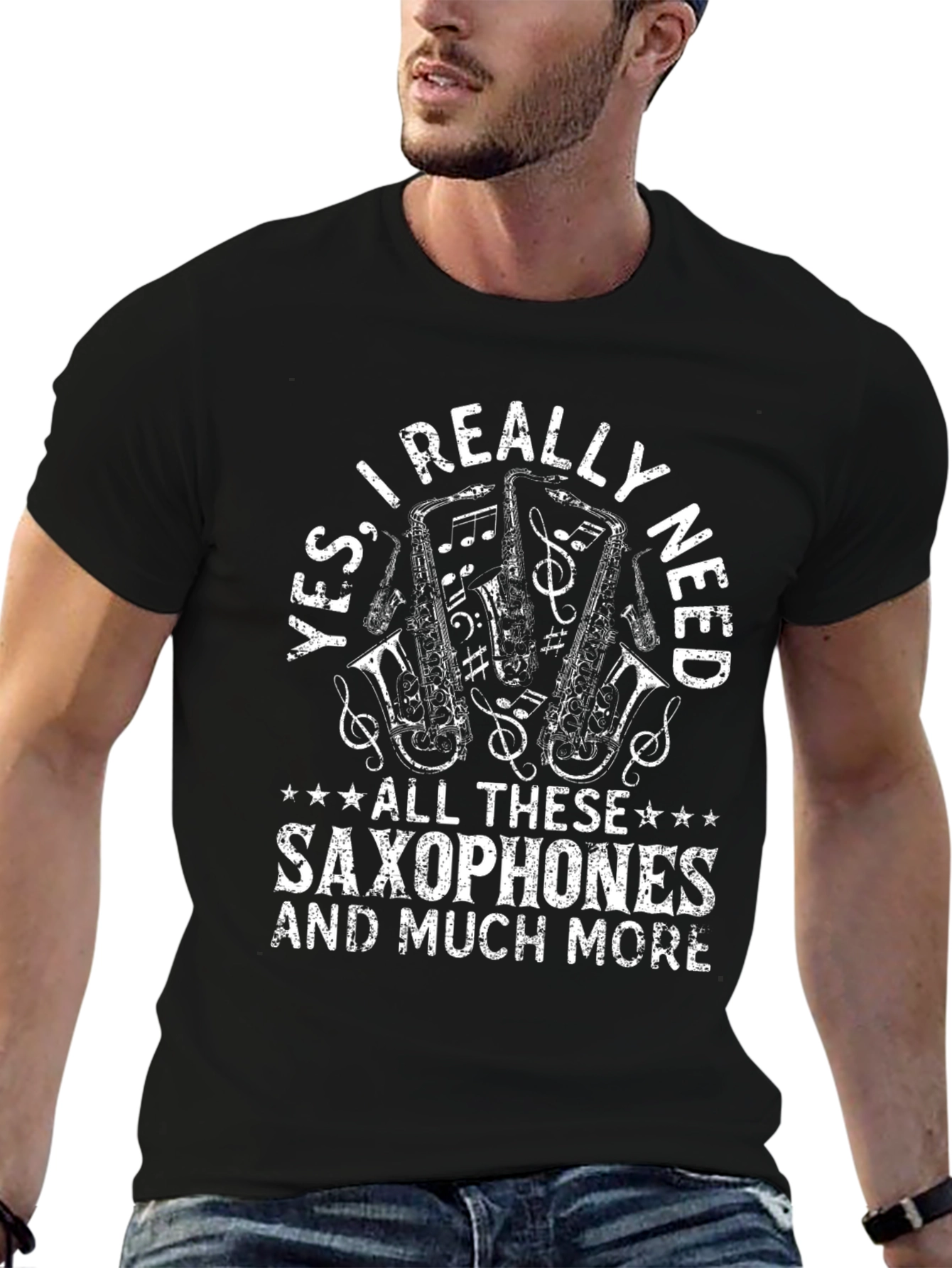 Saxophone T-Shirt - Musician Gift Tee