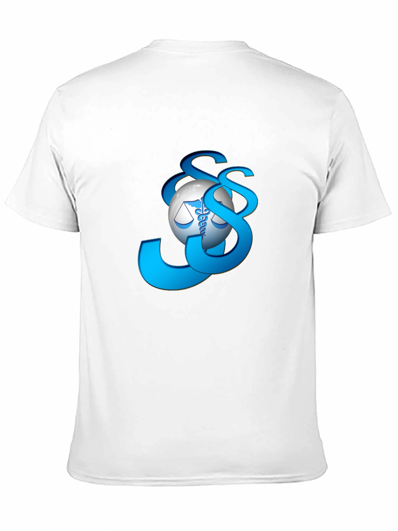 Medical Law Symbol Graphic Tee - Black