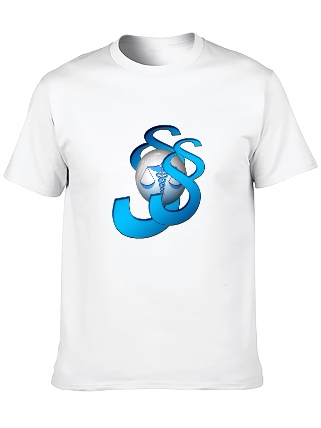 Medical Law Symbol Graphic Tee - Black
