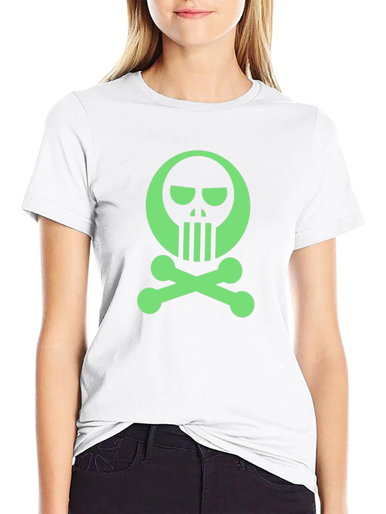 Skull & Crossbones Graphic Tee - Mens Black T-Shirt