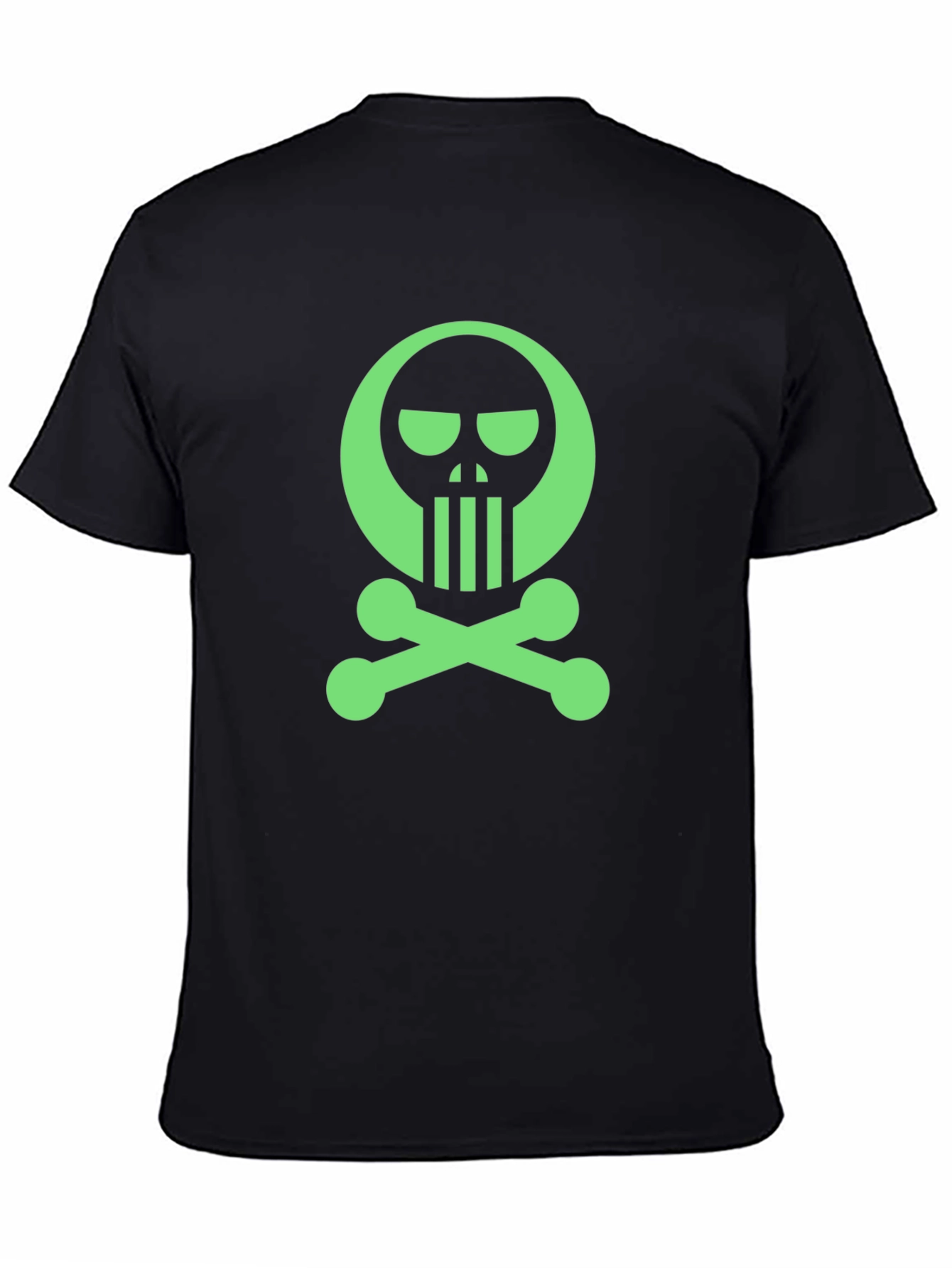 Skull & Crossbones Graphic Tee - Mens Black T-Shirt