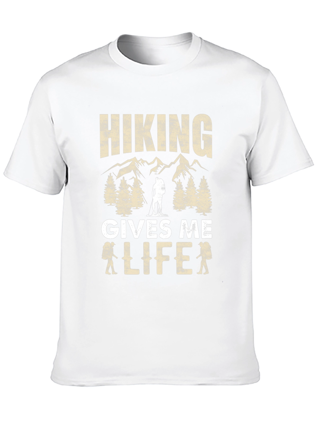 Hiking Gives Me Life T-Shirt Outdoors Adventure Tee