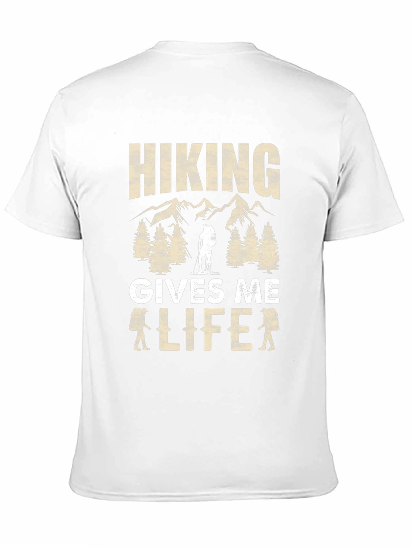 Hiking Gives Me Life T-Shirt Outdoors Adventure Tee