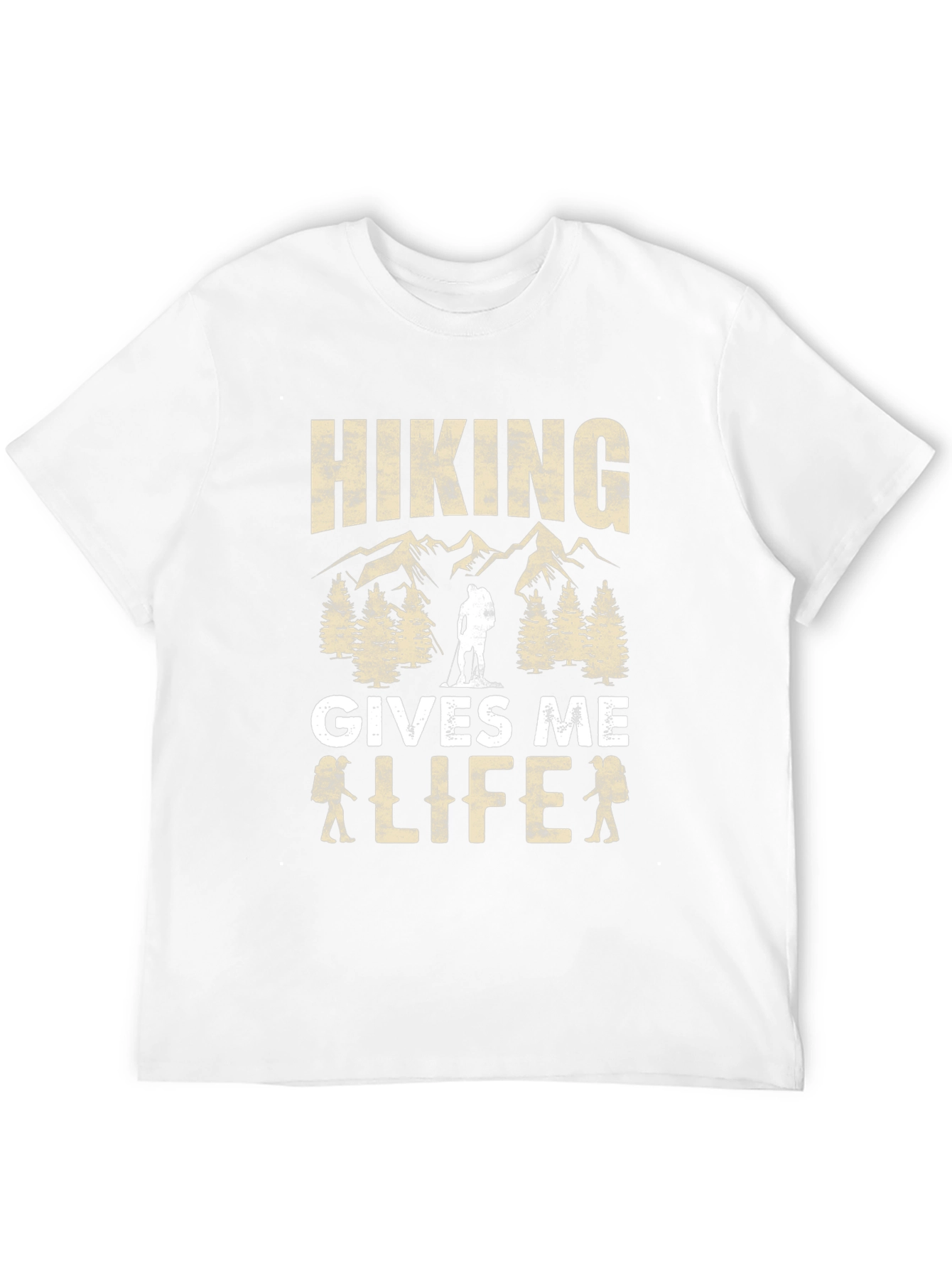 Hiking Gives Me Life T-Shirt Outdoors Adventure Tee