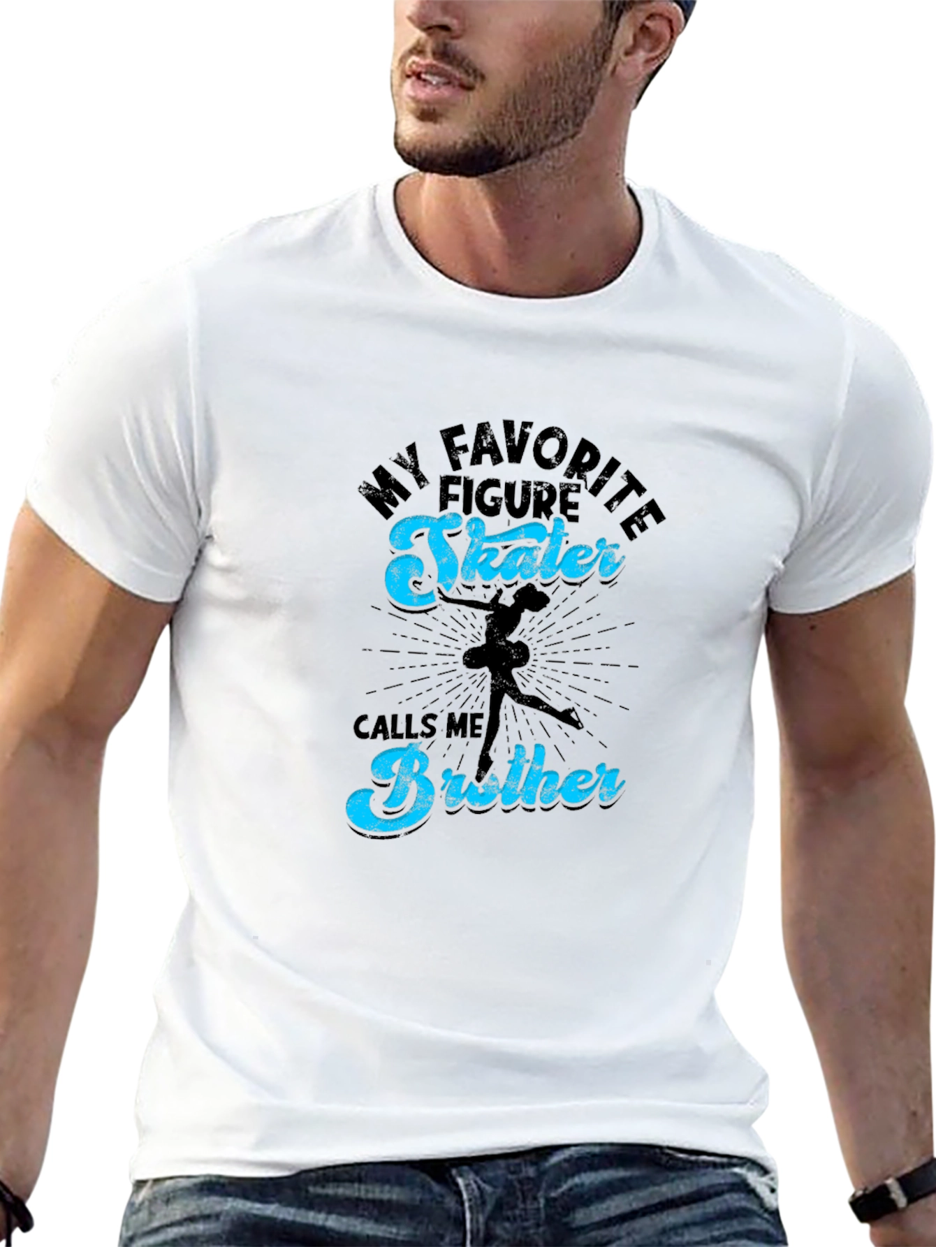 Figure Skater Brother Tee - Sport Fan Apparel