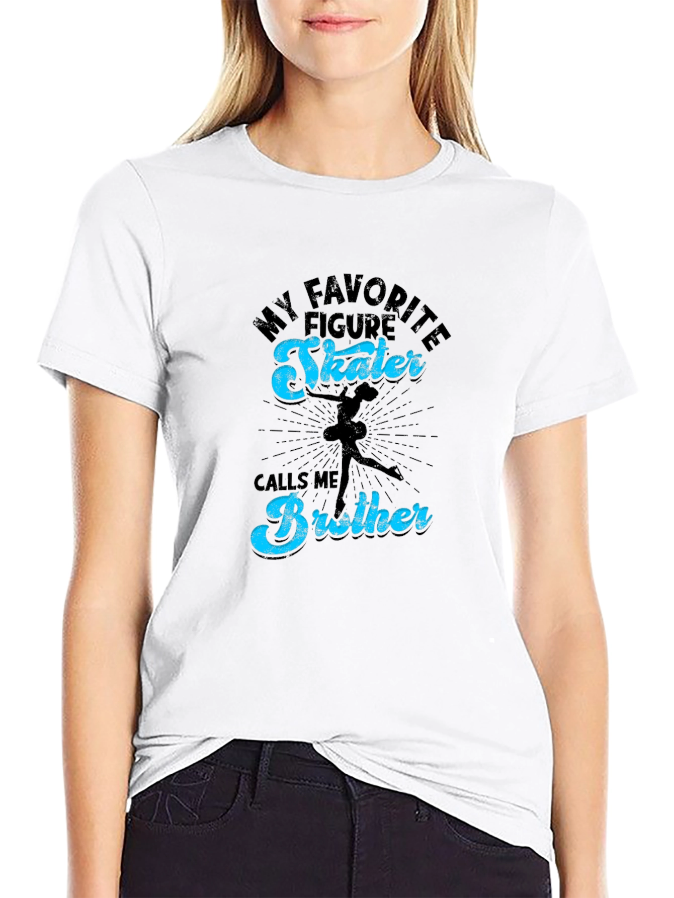 Figure Skater Brother Tee - Sport Fan Apparel
