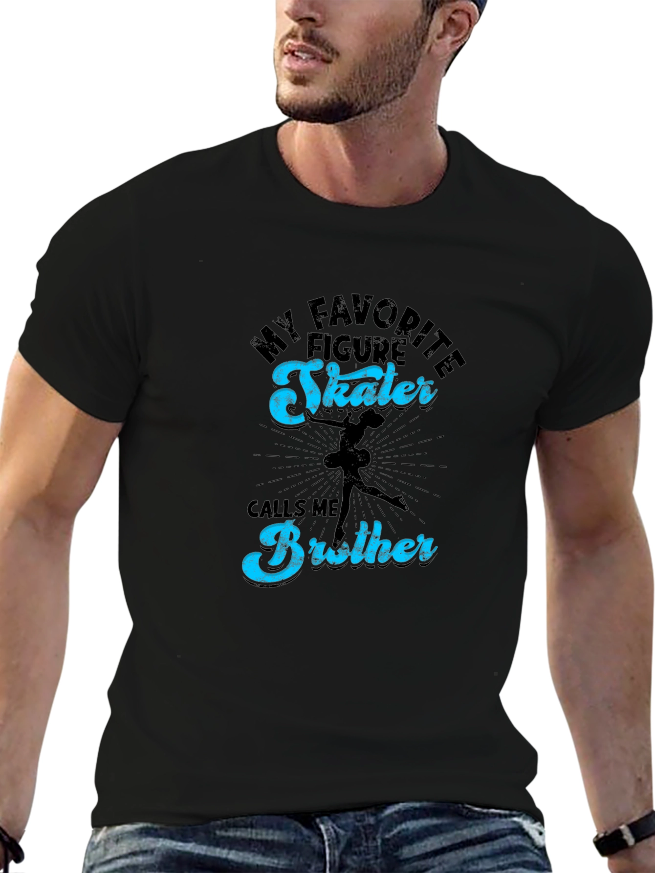 Figure Skater Brother Tee - Sport Fan Apparel