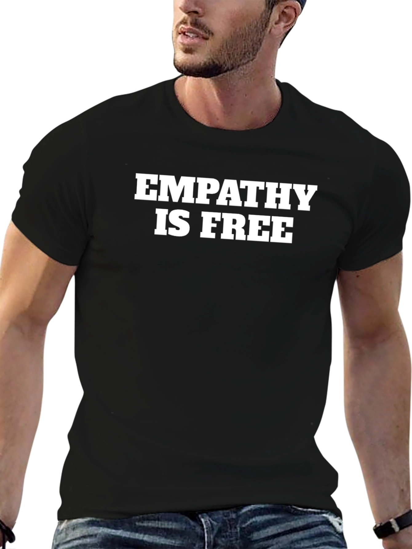 Empathy Is Free Graphic T-Shirt - Soft Cotton Blend