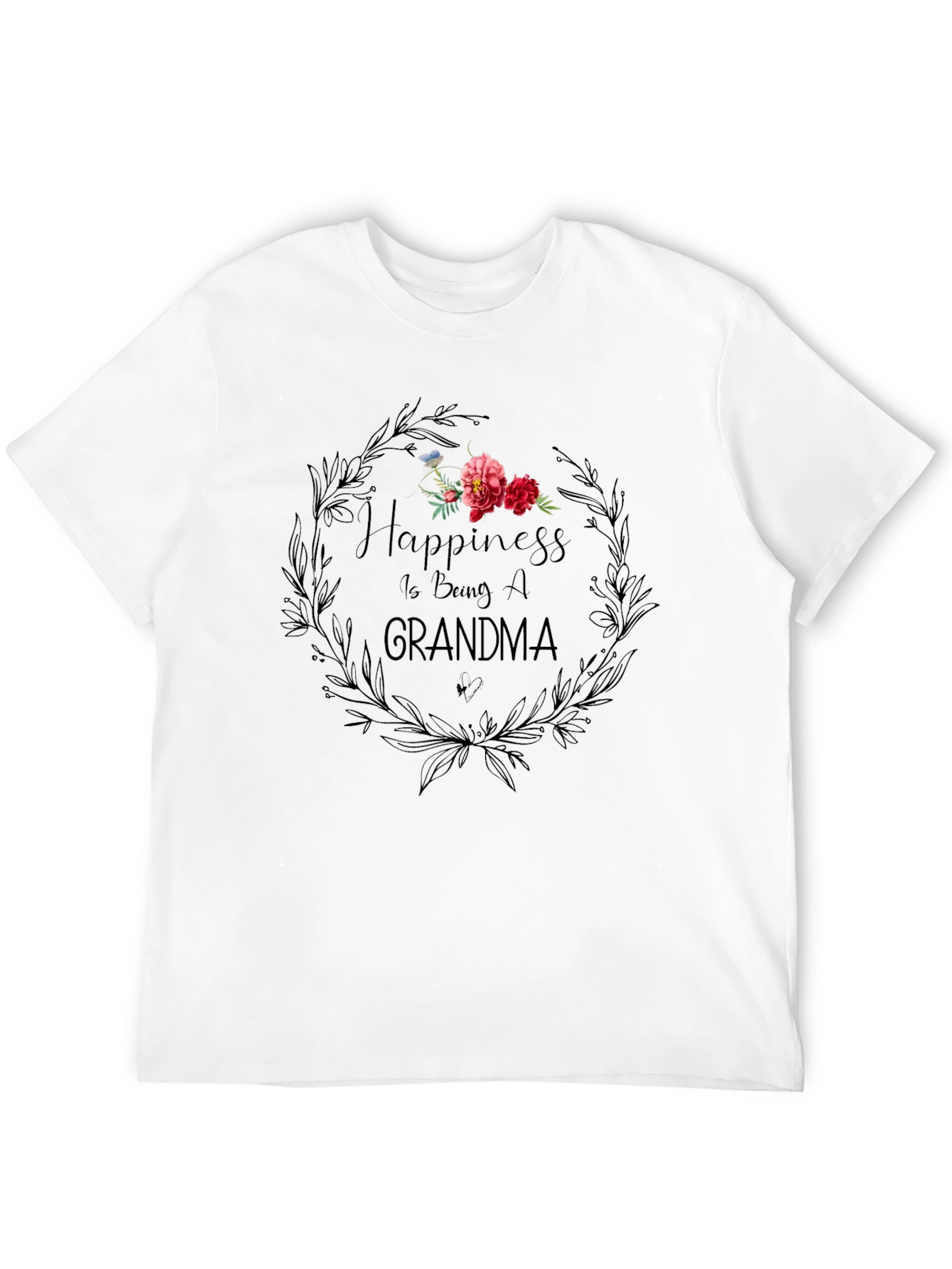 Happiness is Being a Grandma Graphic T-Shirt