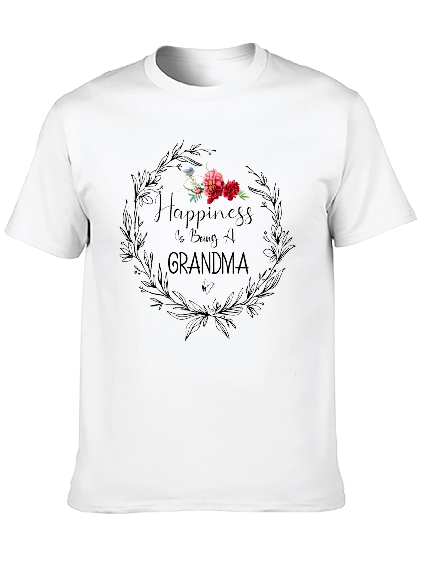Happiness is Being a Grandma Graphic T-Shirt