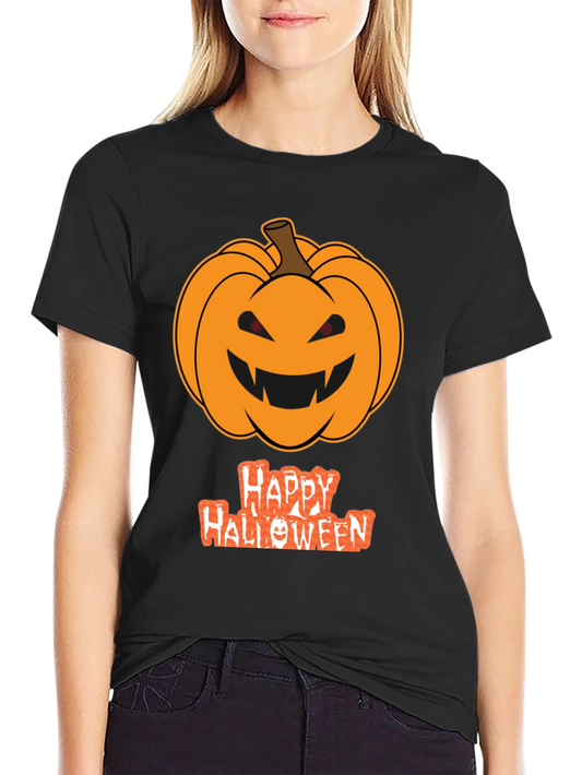 Halloween Pumpkin T-Shirt - Spooky Season Tee