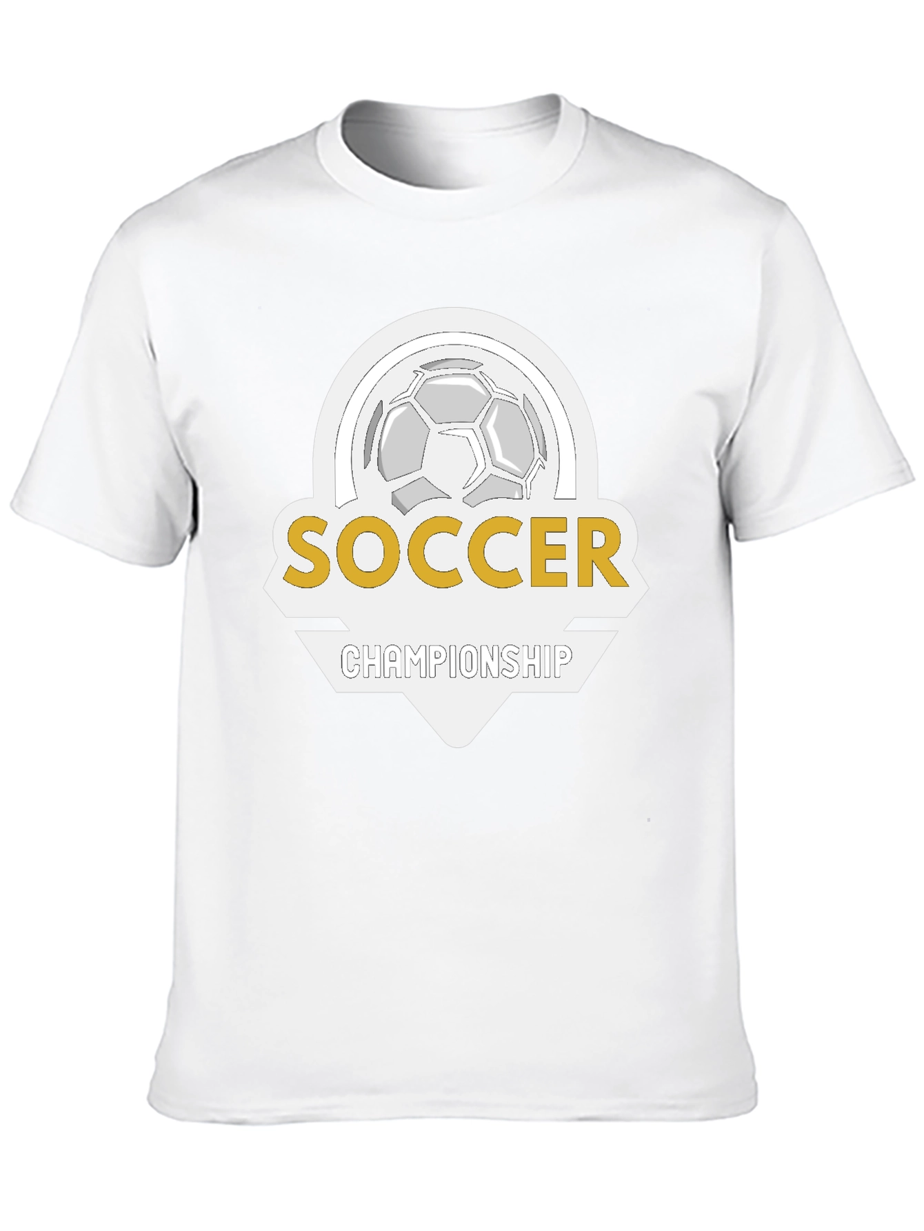 Soccer Championship T-Shirt - Black