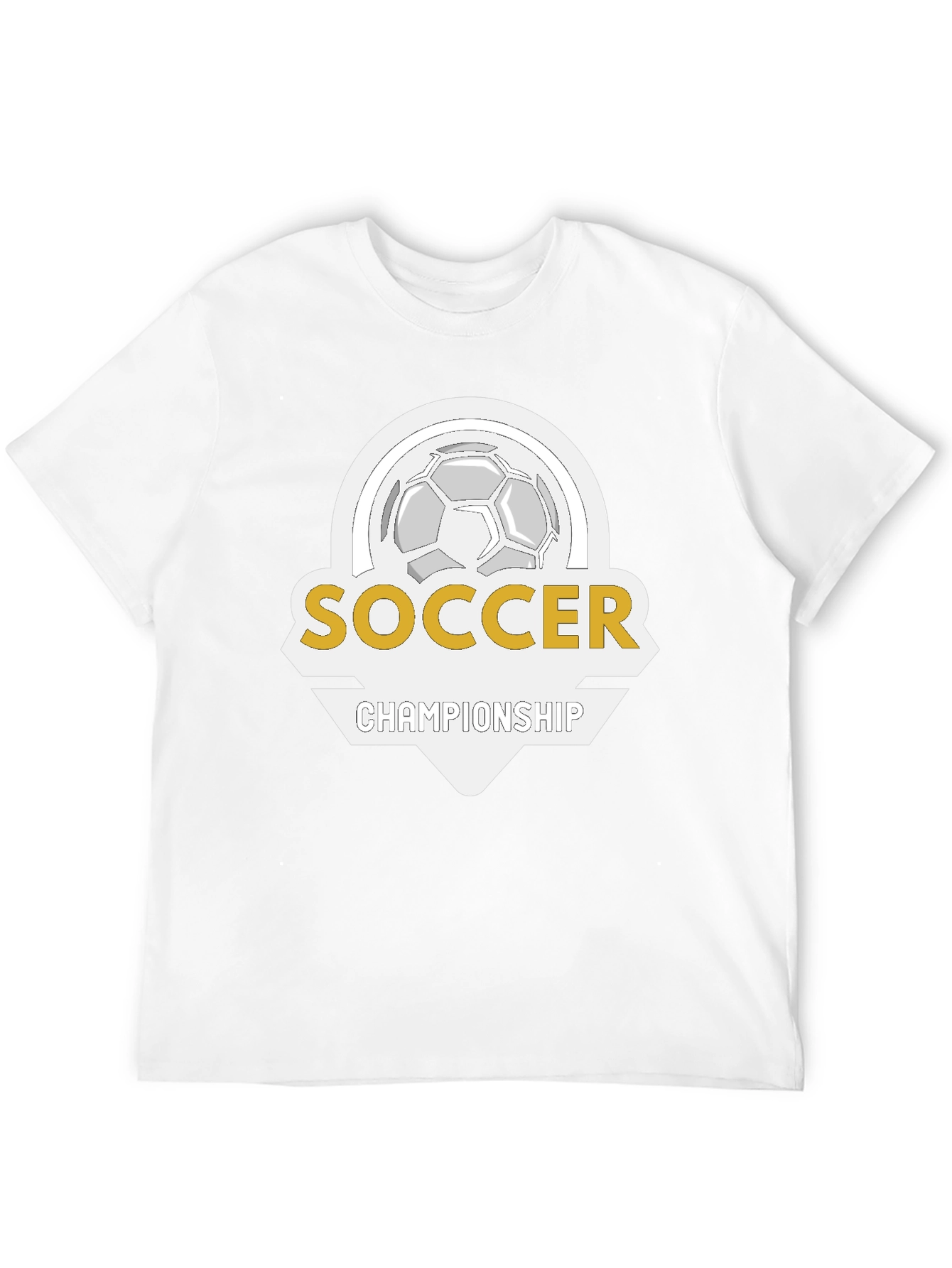 Soccer Championship T-Shirt - Black