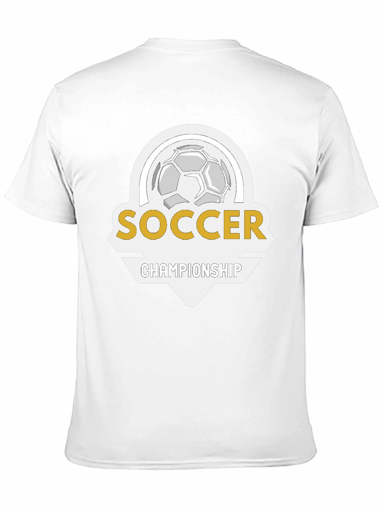 Soccer Championship T-Shirt - Black