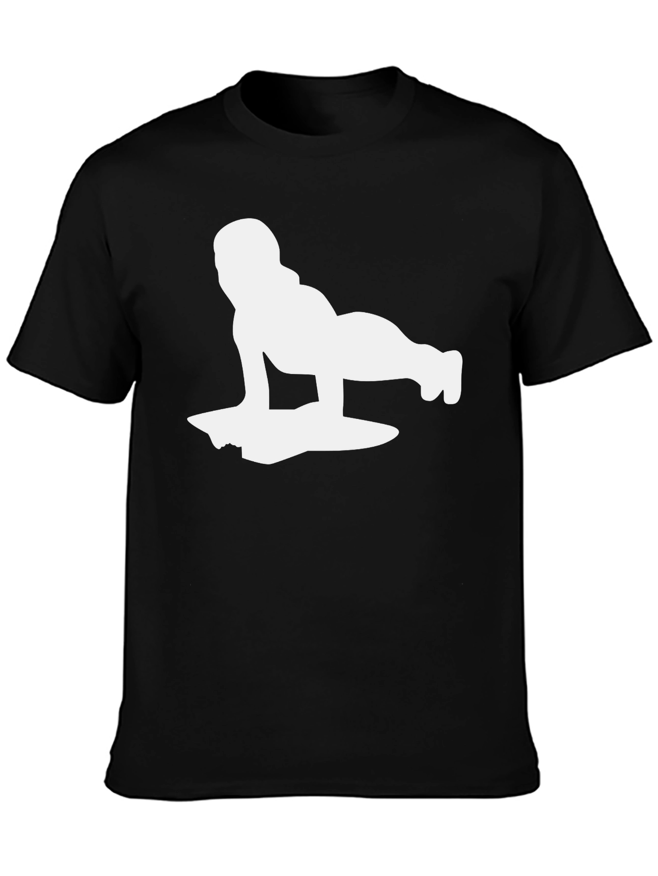 Yoga Pose Graphic T-Shirt - Black