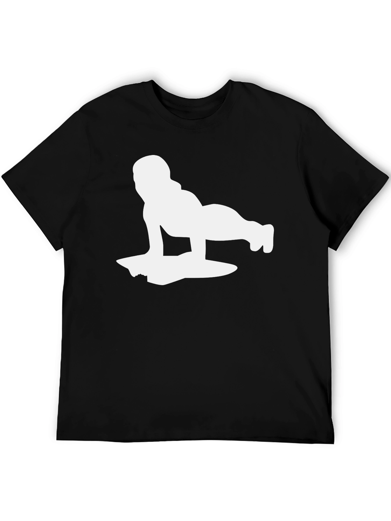 Yoga Pose Graphic T-Shirt - Black