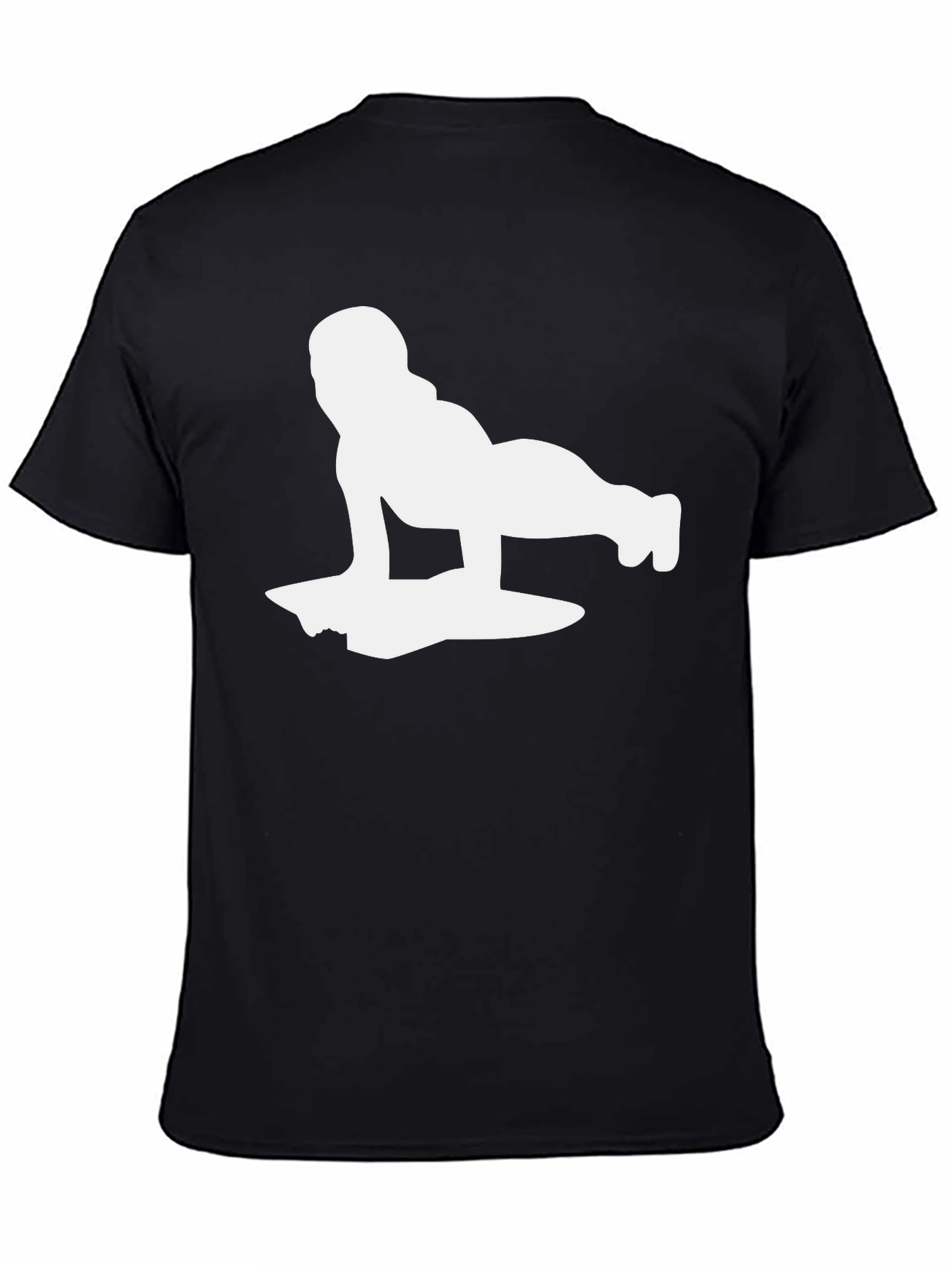 Yoga Pose Graphic T-Shirt - Black
