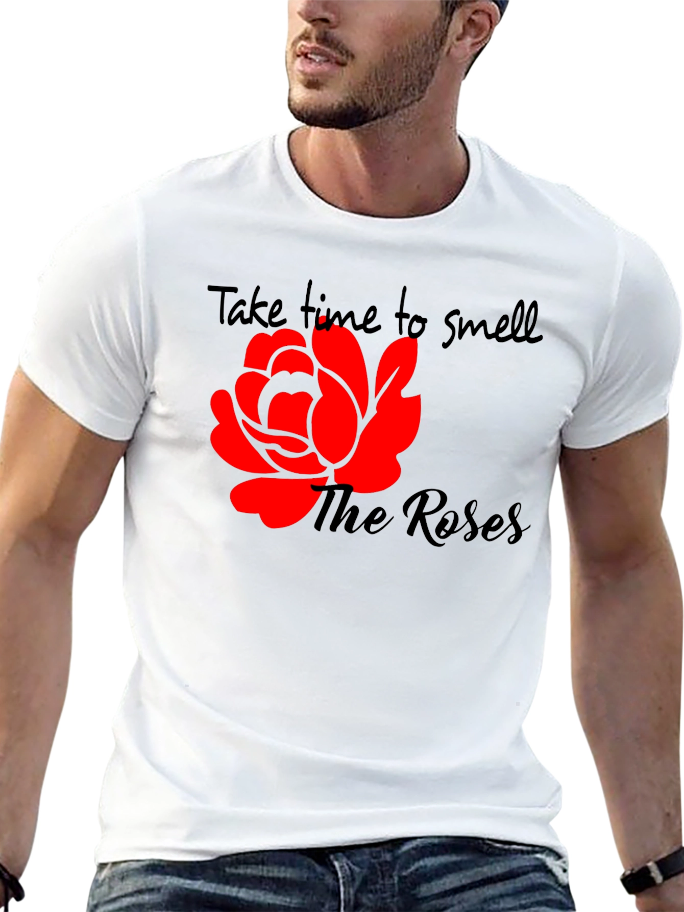 Black Take Time To Smell The Roses T-Shirt
