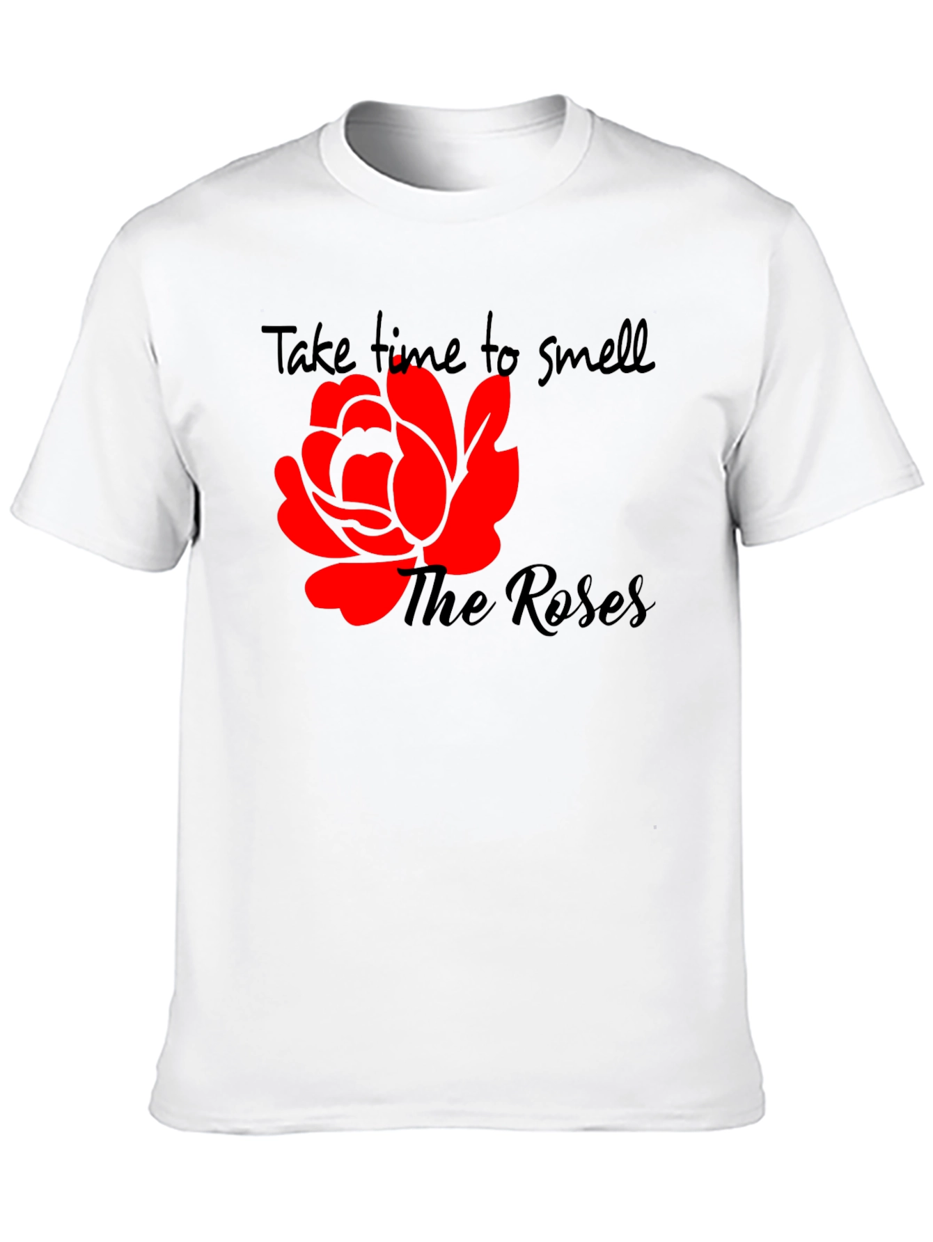 Black Take Time To Smell The Roses T-Shirt