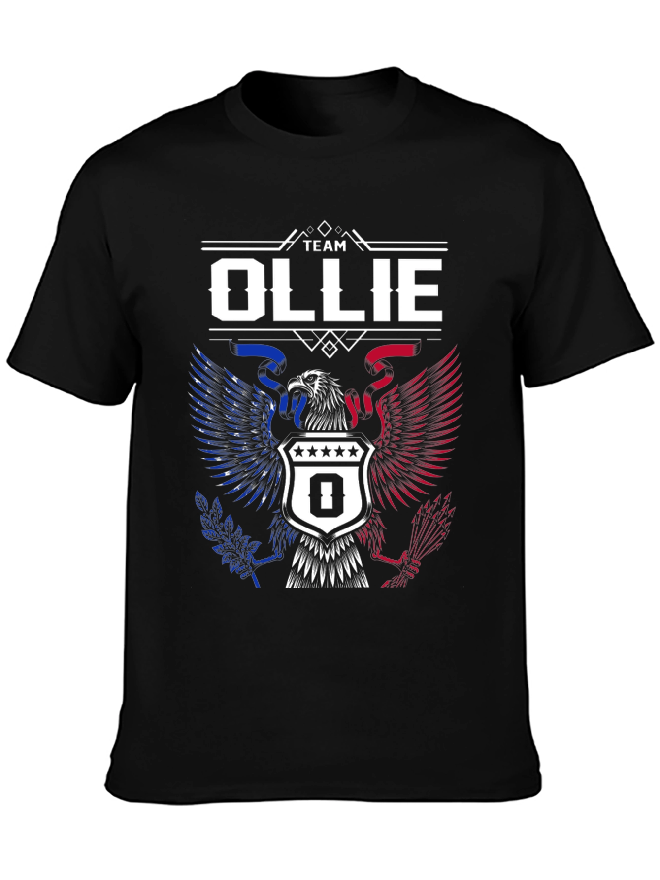 Team Ollie Eagle Patriotic T-Shirt