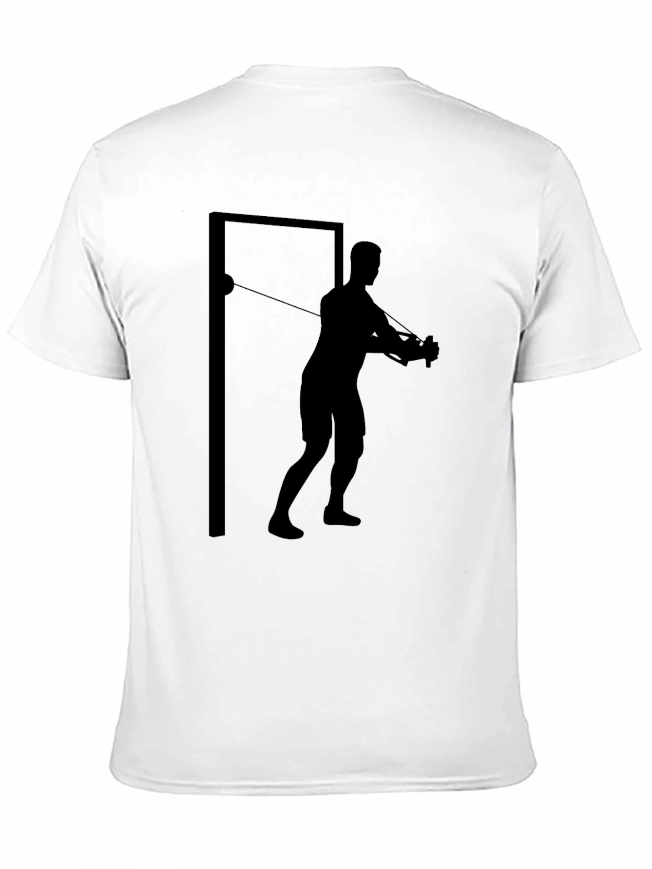 Workout Man Graphic T-Shirt - Black