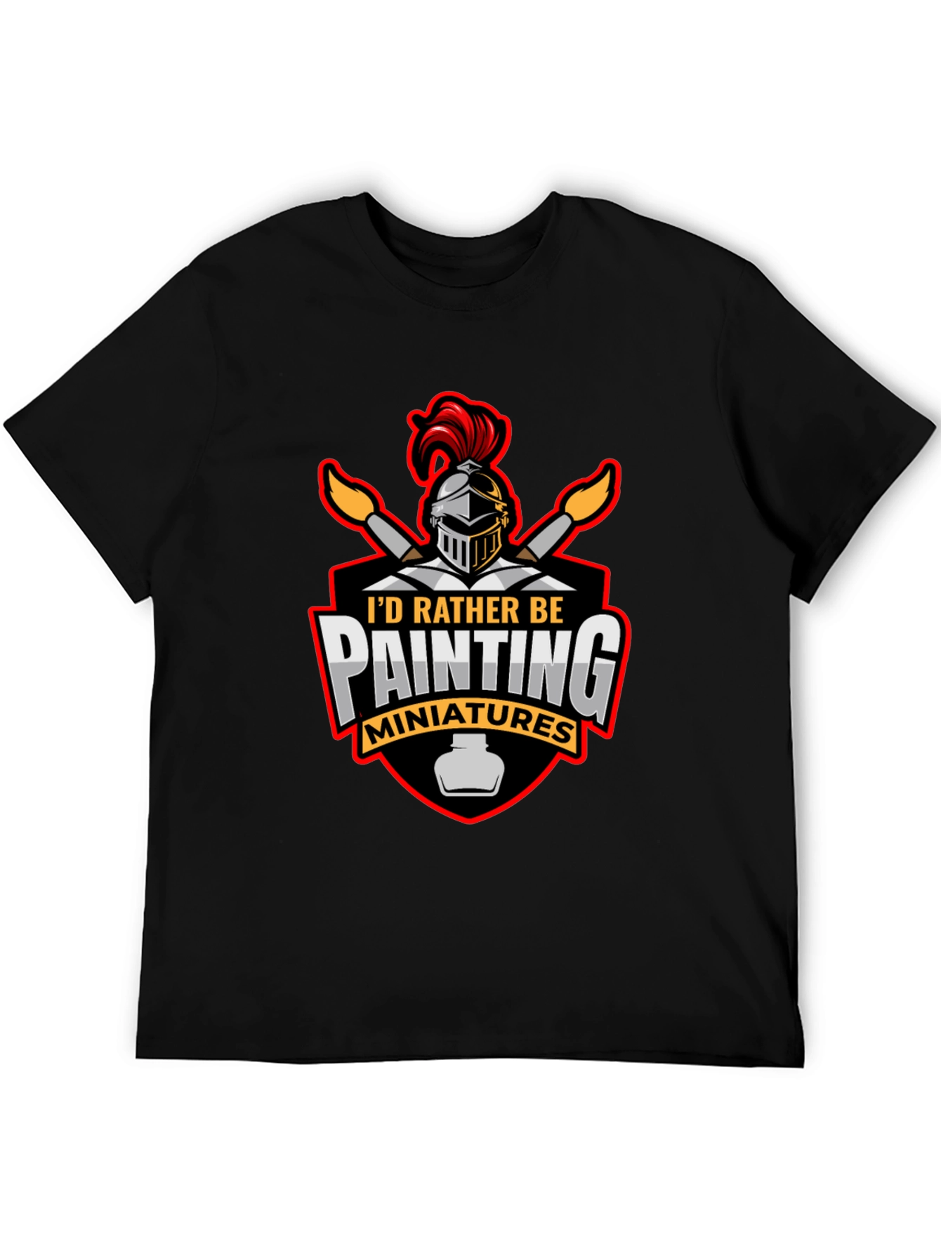 Miniature Painting Hobbyist T-Shirt - Black