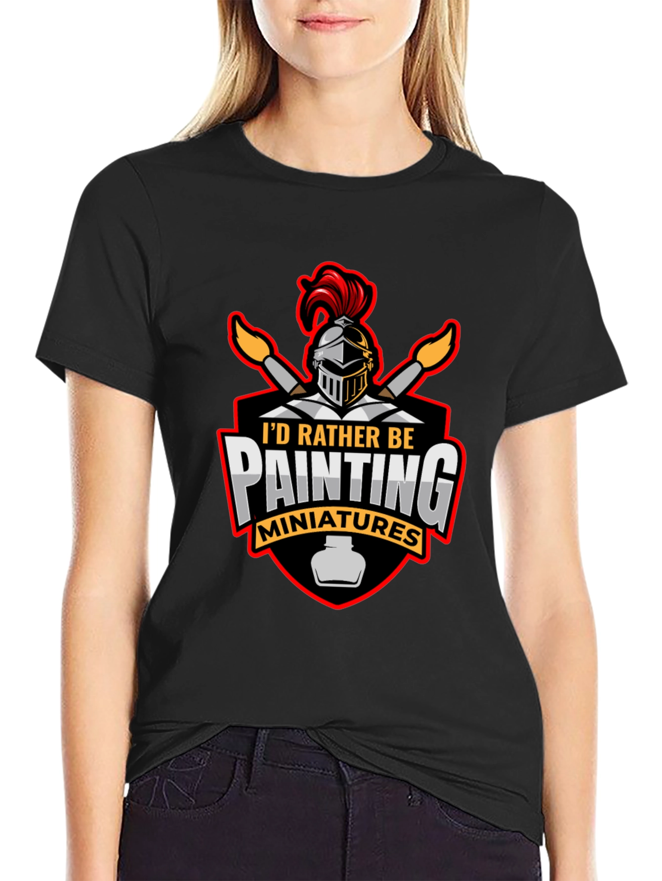 Miniature Painting Hobbyist T-Shirt - Black