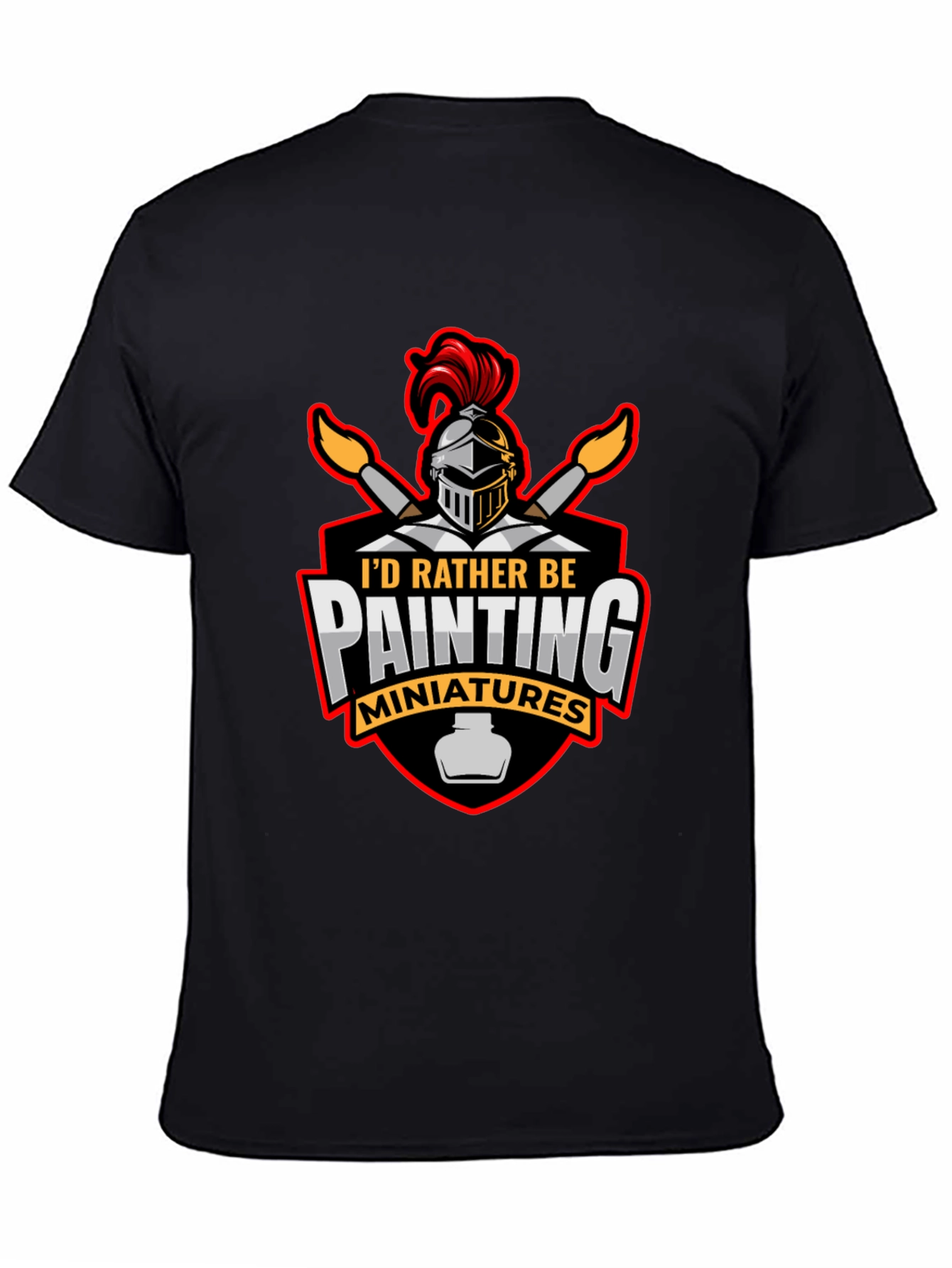 Miniature Painting Hobbyist T-Shirt - Black