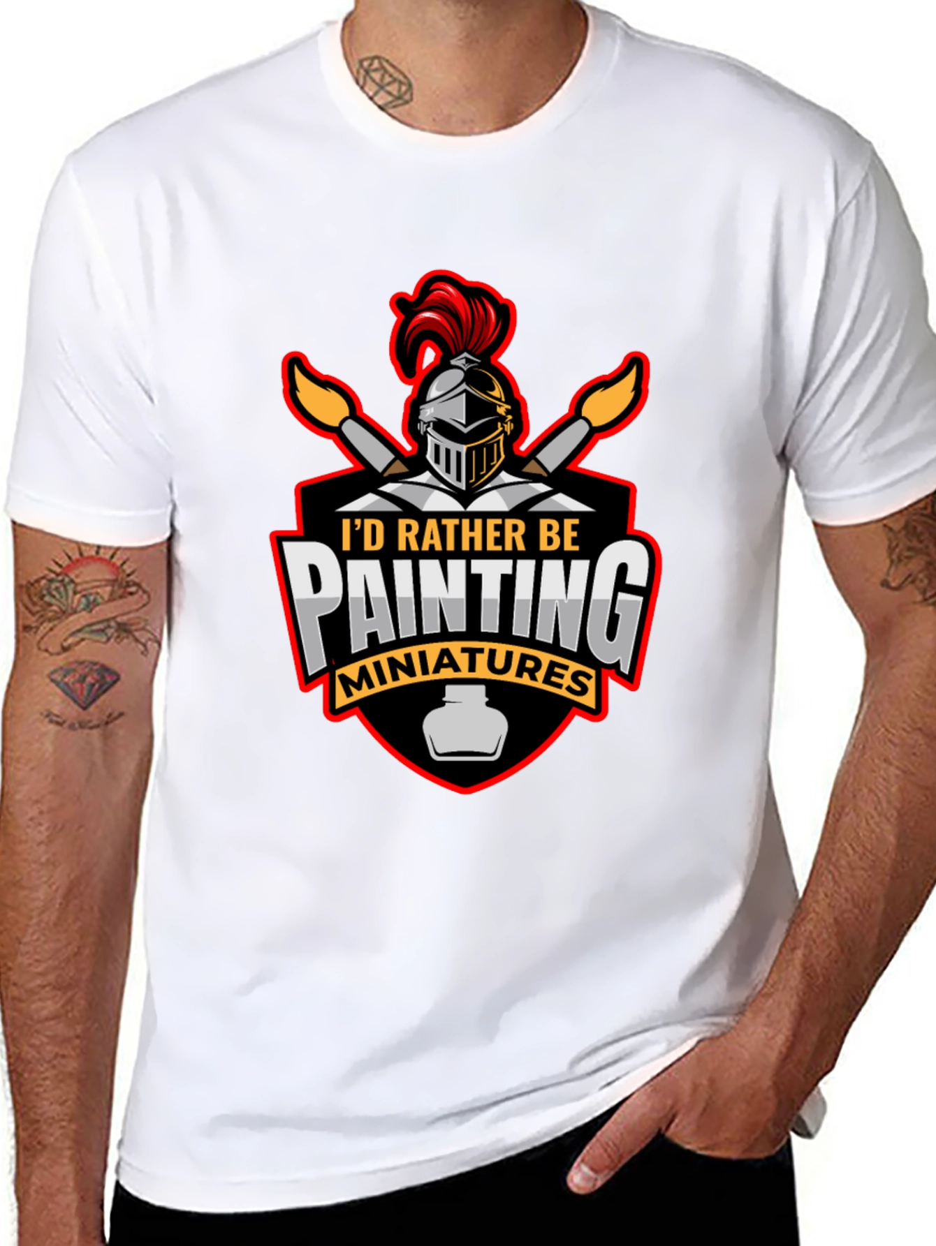 Miniature Painting Hobbyist T-Shirt - Black