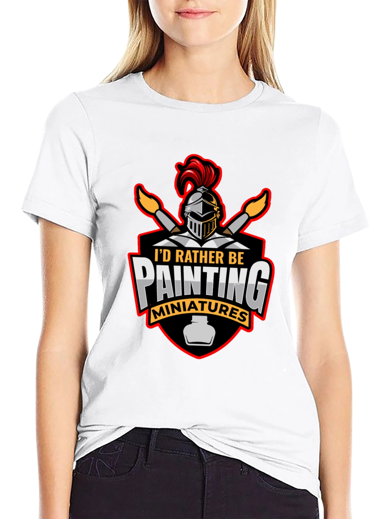 Miniature Painting Hobbyist T-Shirt - Black