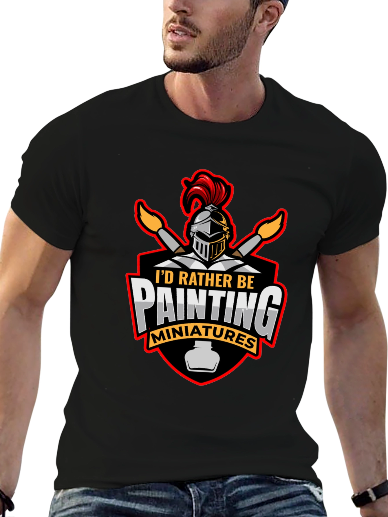 Miniature Painting Hobbyist T-Shirt - Black