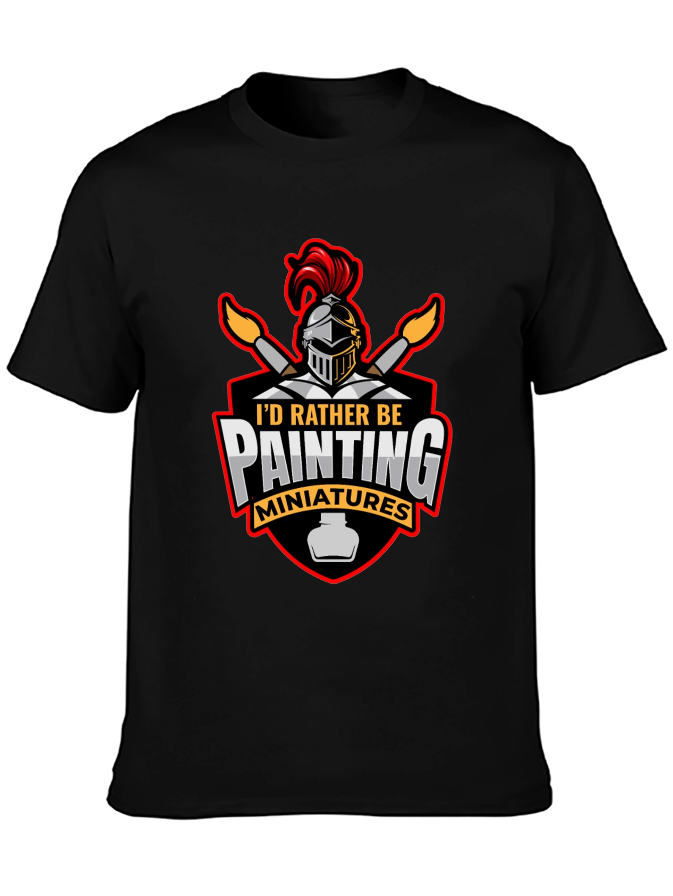 Miniature Painting Hobbyist T-Shirt - Black