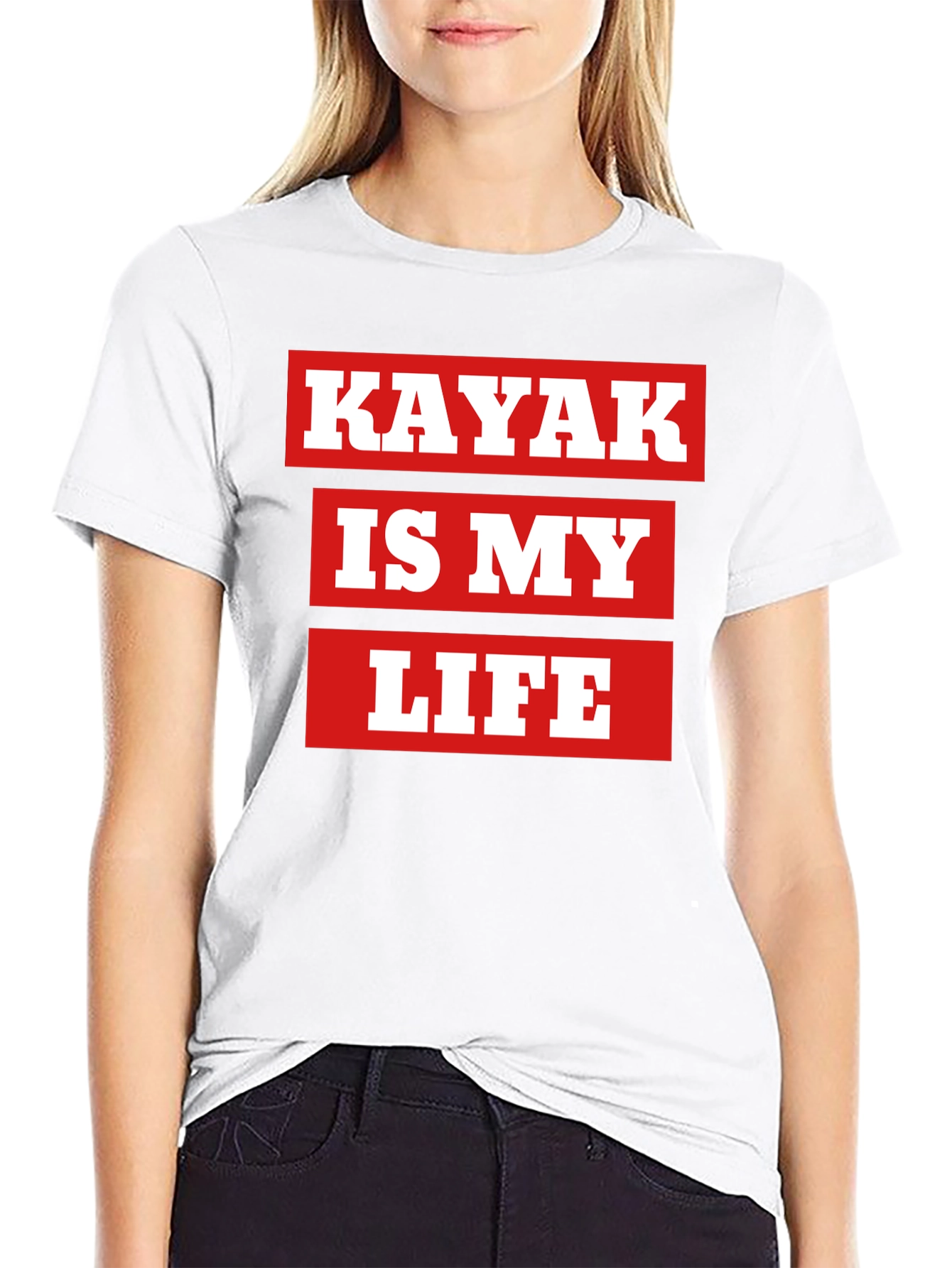 Kayak Is My Life T-Shirt - Bold Graphic Tee