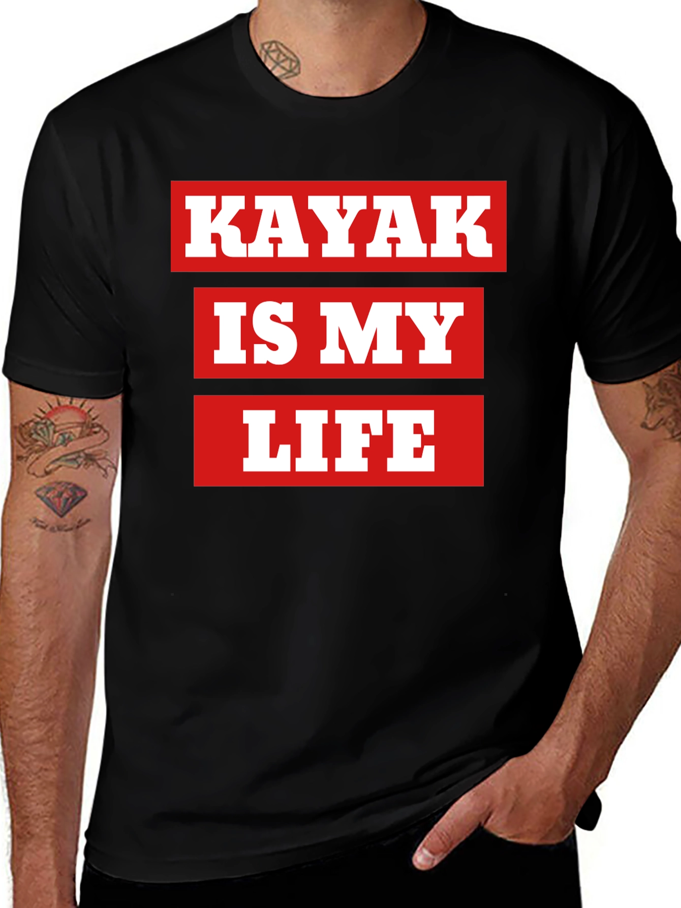 Kayak Is My Life T-Shirt - Bold Graphic Tee