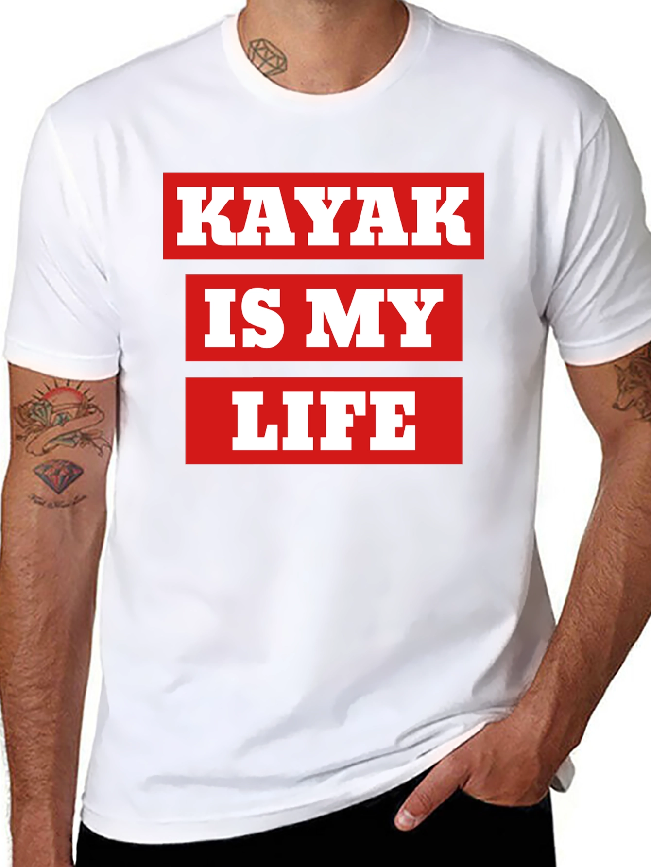 Kayak Is My Life T-Shirt - Bold Graphic Tee