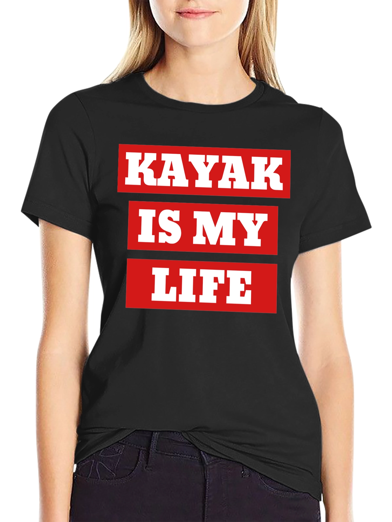 Kayak Is My Life T-Shirt - Bold Graphic Tee