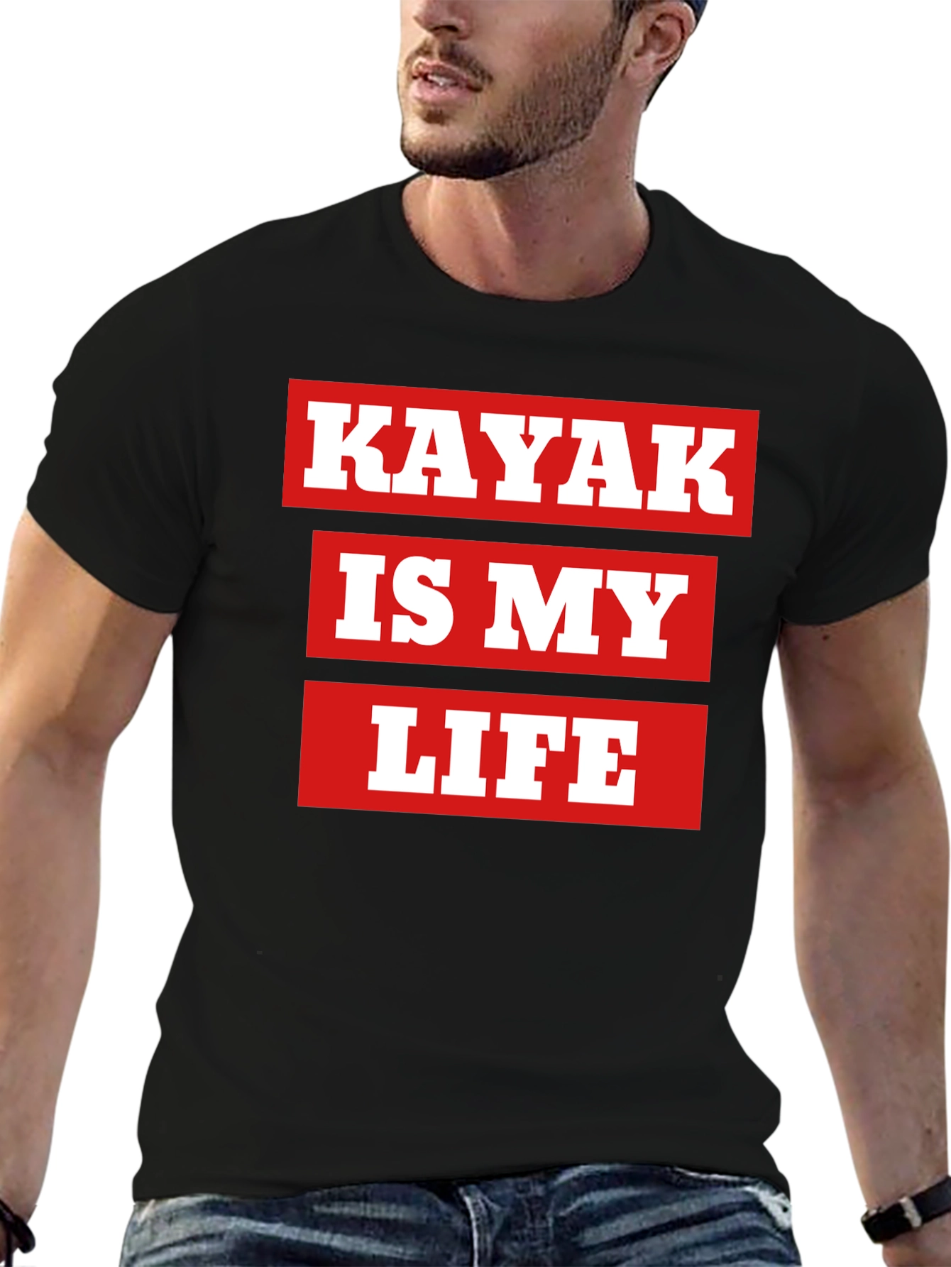 Kayak Is My Life T-Shirt - Bold Graphic Tee