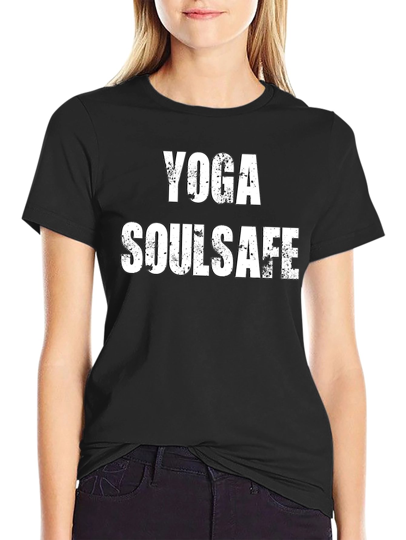 Yoga Soul Safe Graphic Tee - Black T-Shirt