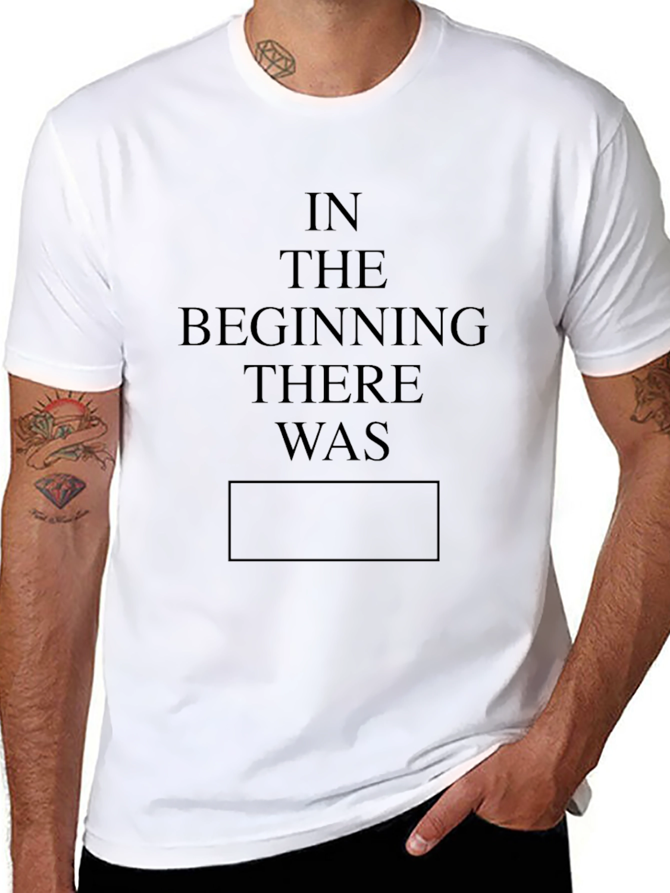In the Beginning Black T-Shirt