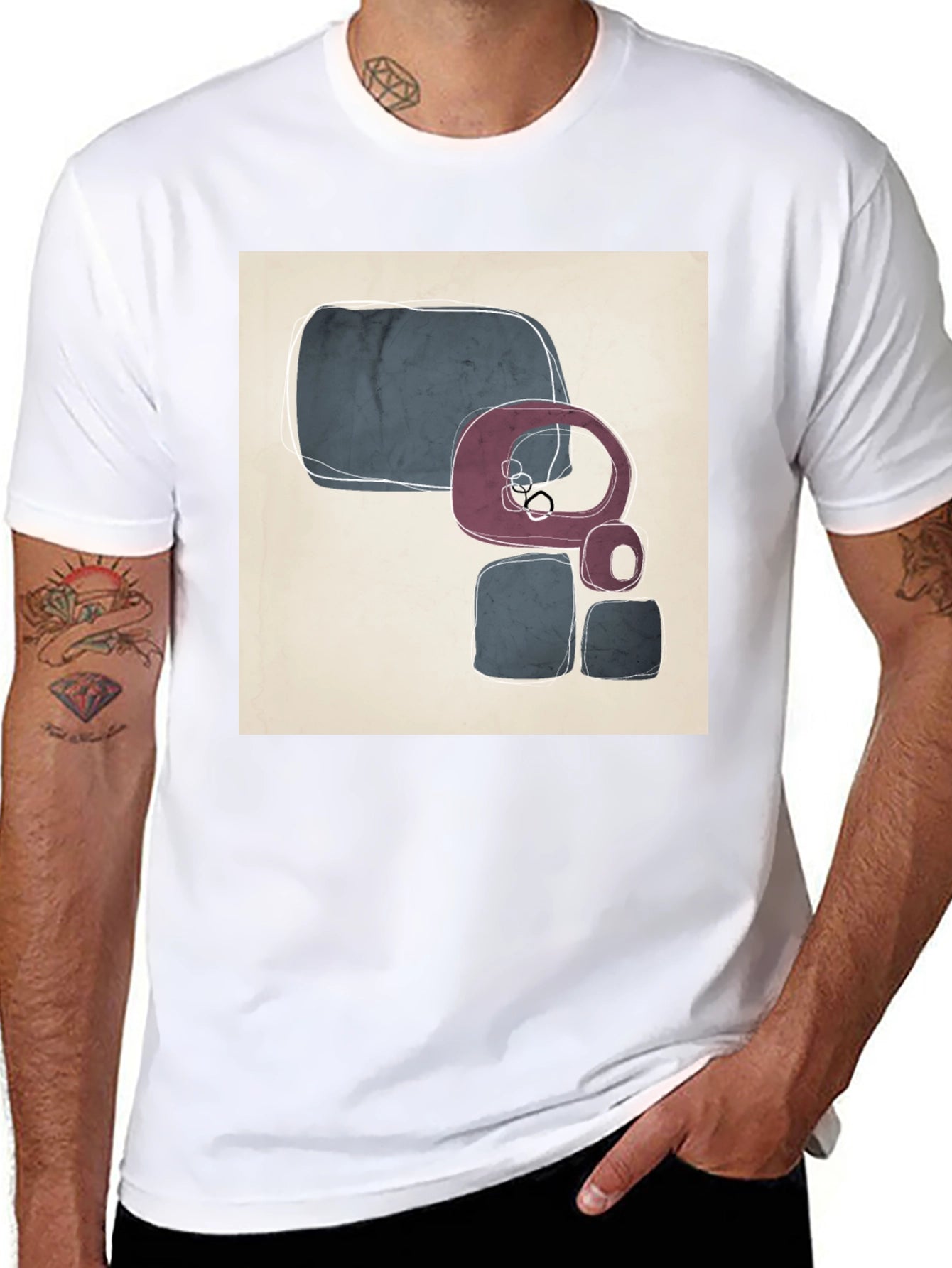 Abstract Geometric T-Shirt
