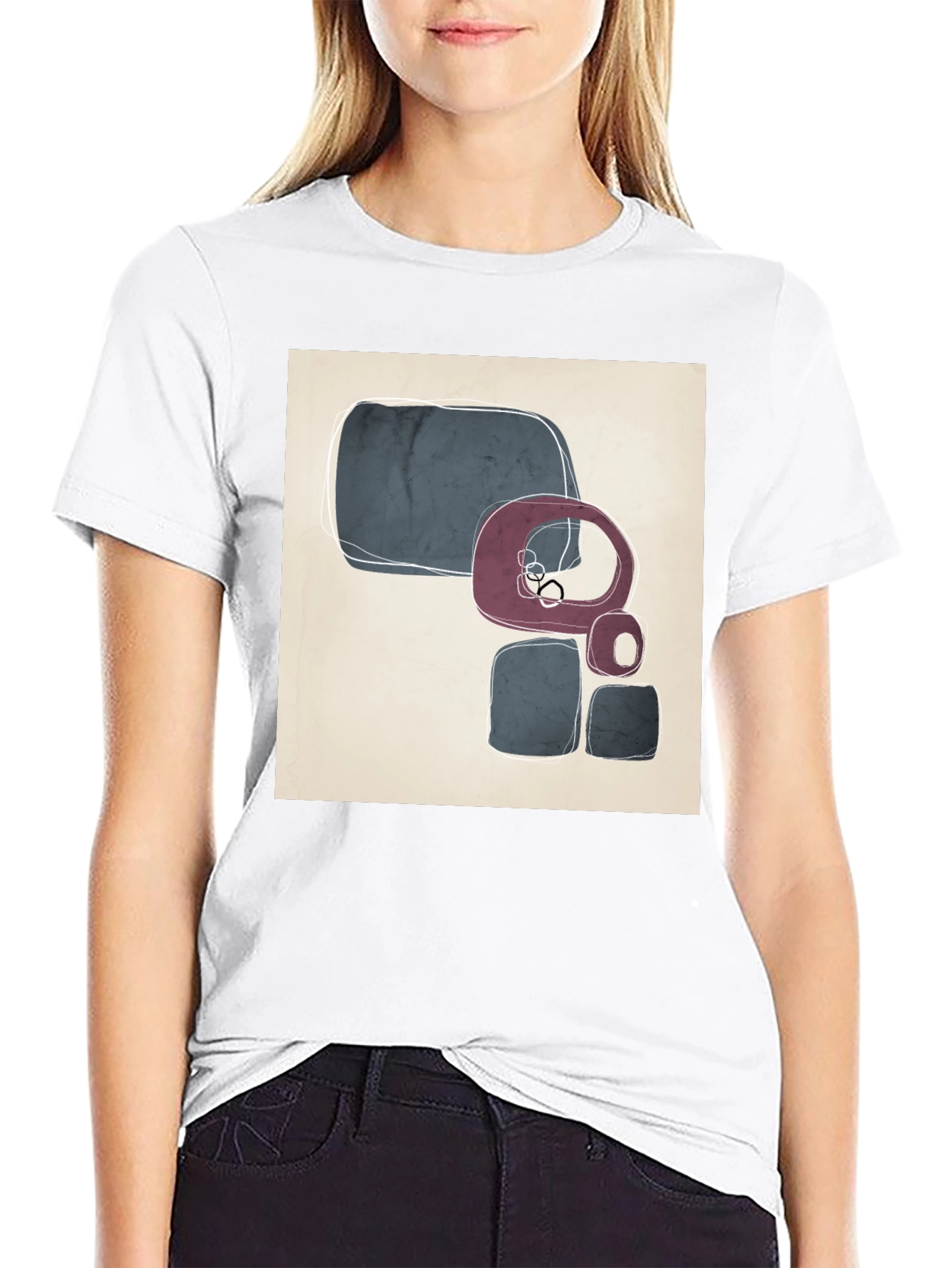 Abstract Geometric T-Shirt